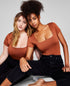 Now This Trendy Plus Size Square Neck Bodysuit